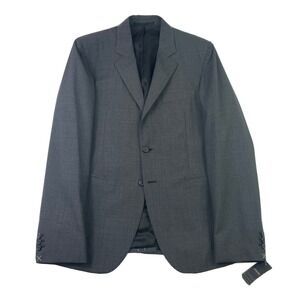JOSEPH Venice Super 120s Gray Wool Mens Blazer Size 40R NWT